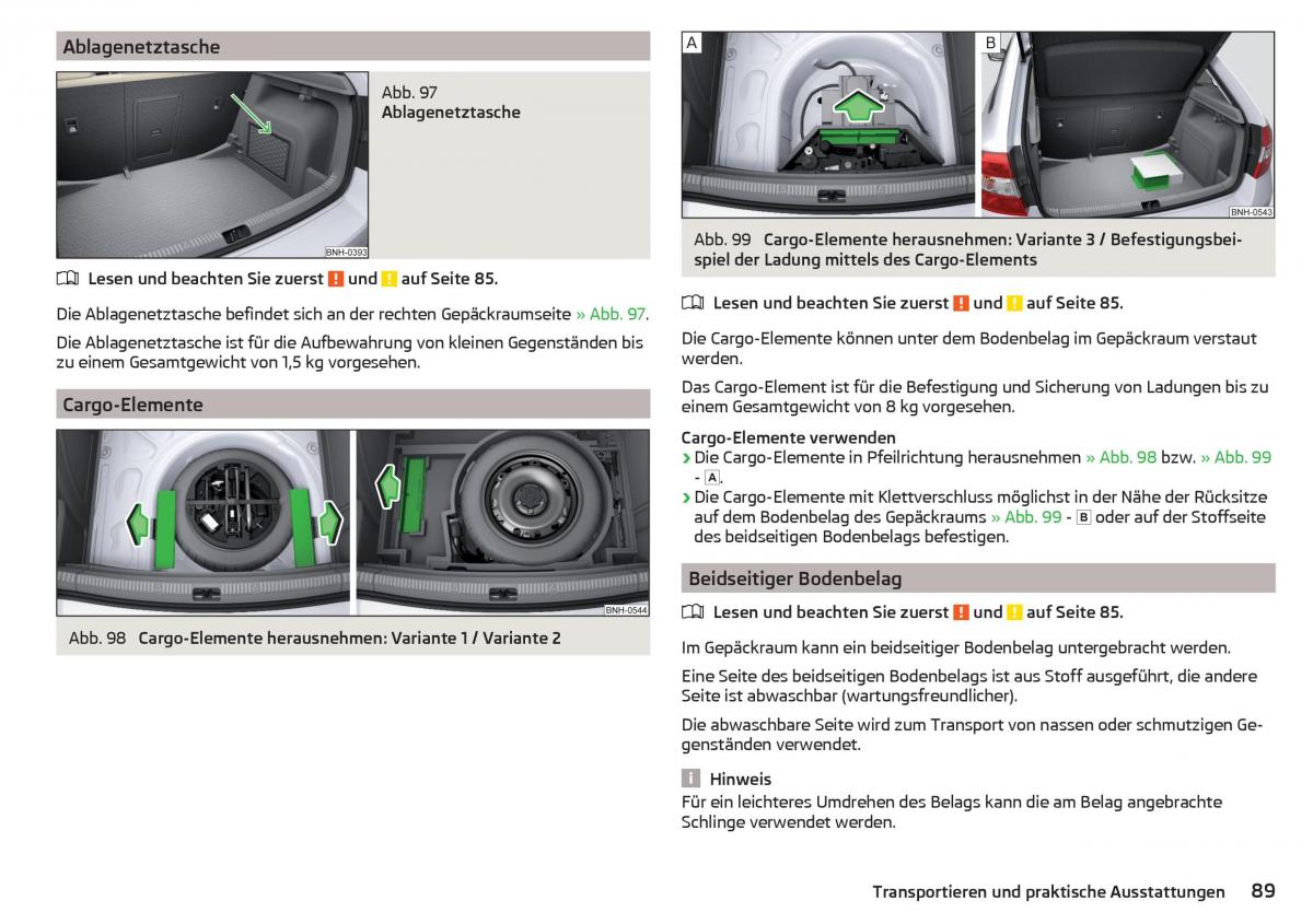 Skoda Rapid Handbuch / page 91