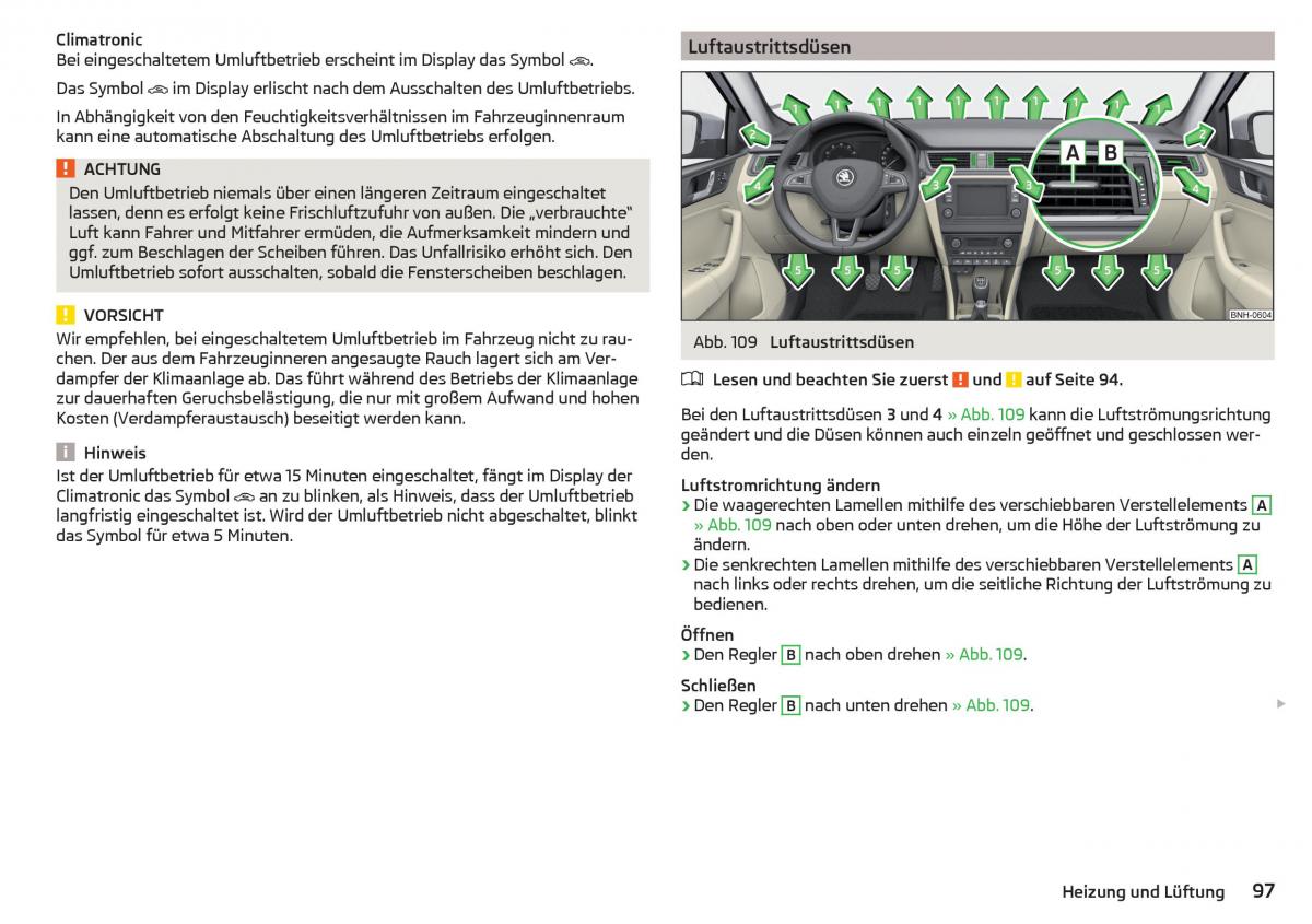 Skoda Rapid Handbuch / page 99