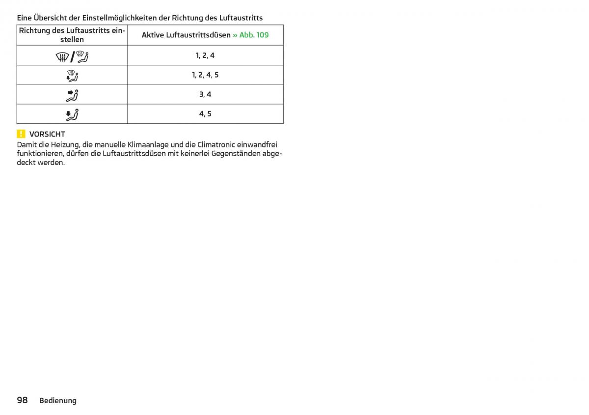 Skoda Rapid Handbuch / page 100