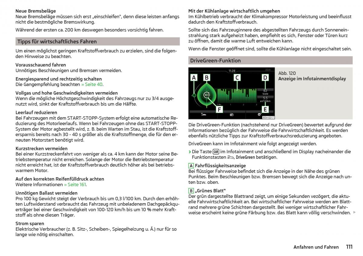 Skoda Rapid Handbuch / page 113