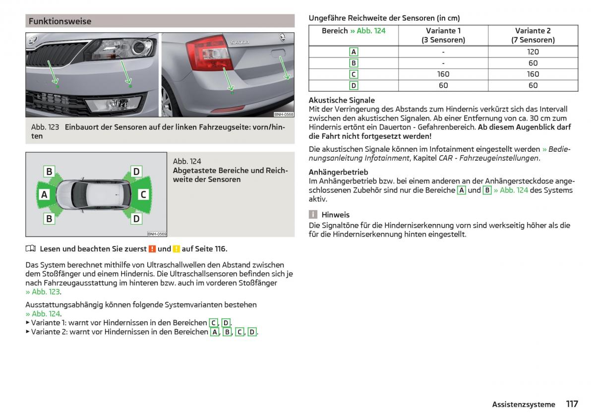 Skoda Rapid Handbuch / page 119