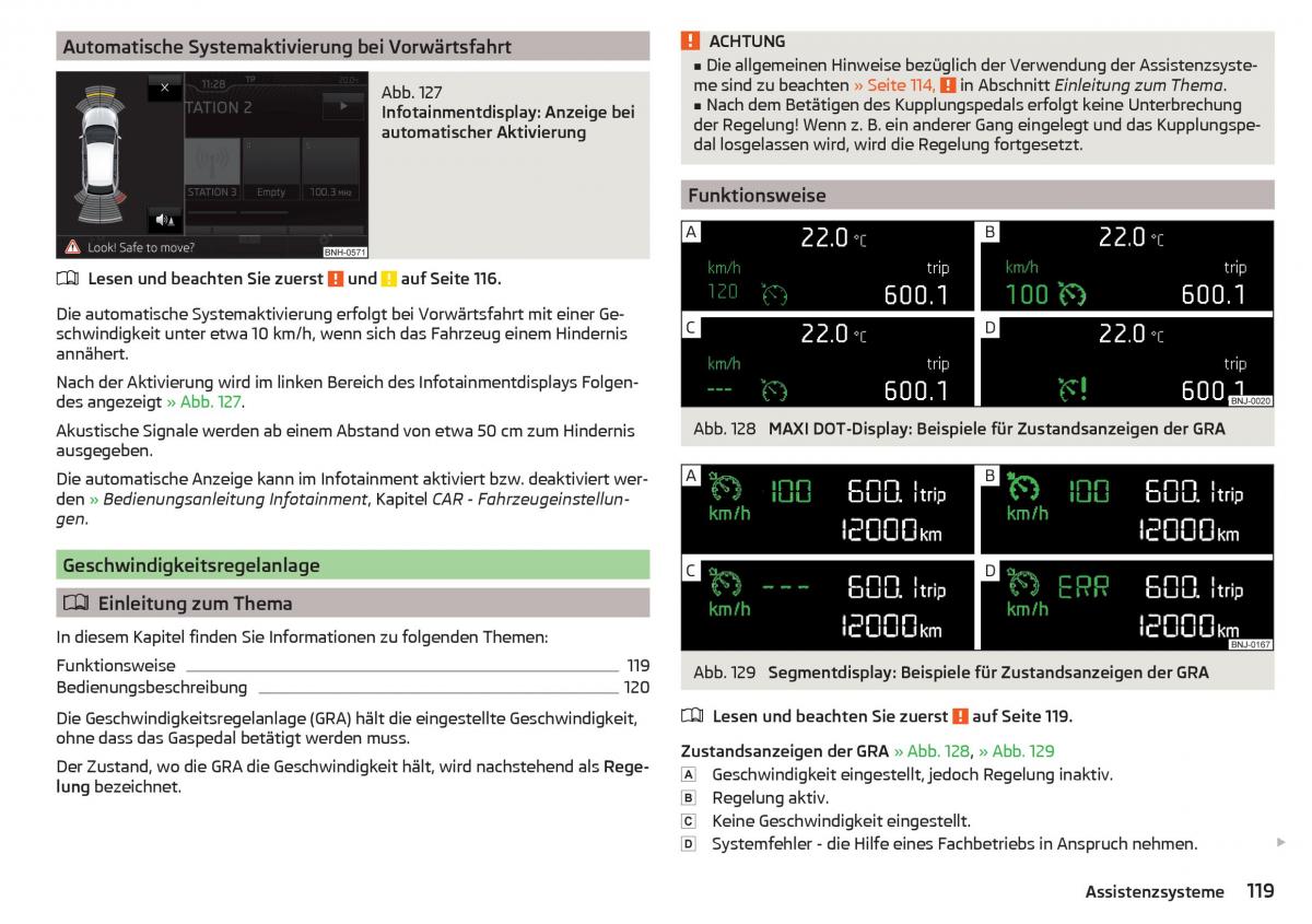 Skoda Rapid Handbuch / page 121