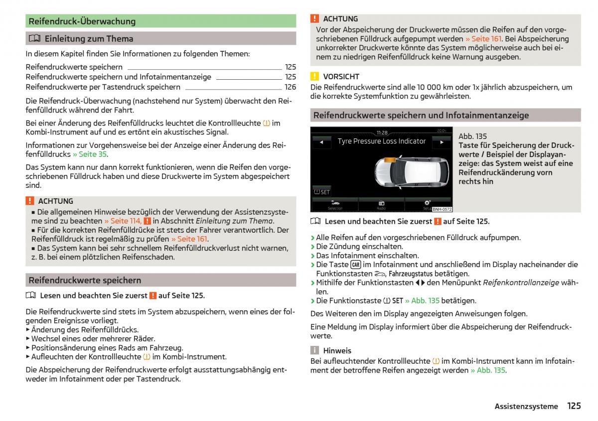 Skoda Rapid Handbuch / page 127