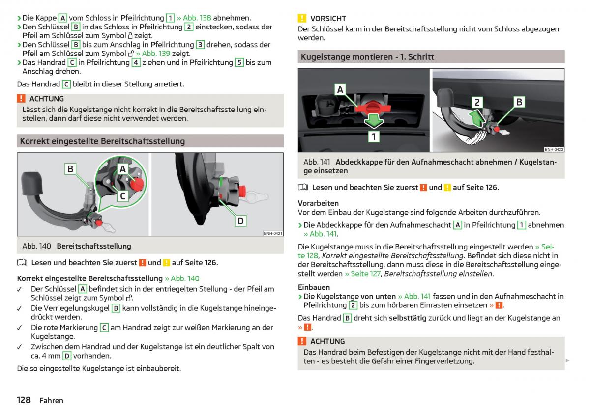 Skoda Rapid Handbuch / page 130