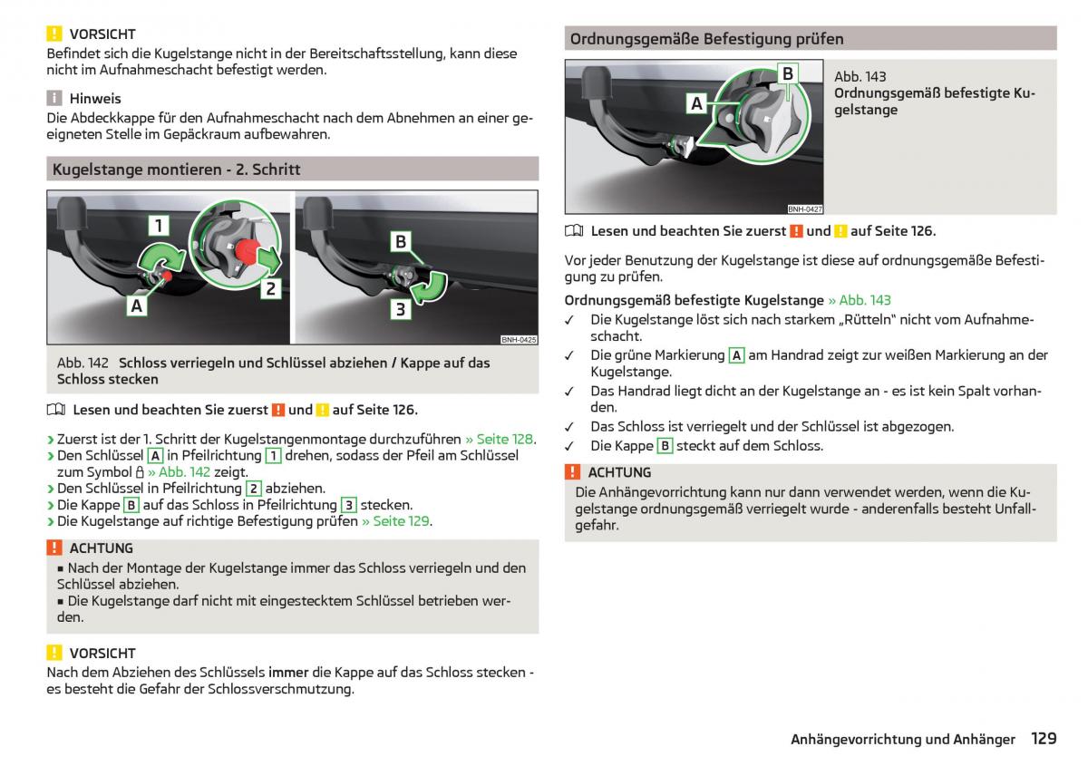 Skoda Rapid Handbuch / page 131