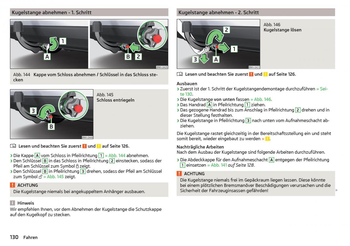 Skoda Rapid Handbuch / page 132