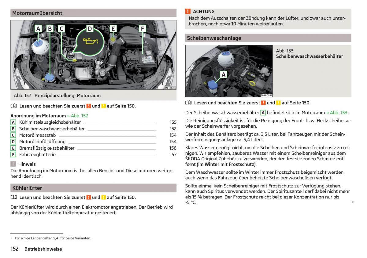 Skoda Rapid Handbuch / page 154