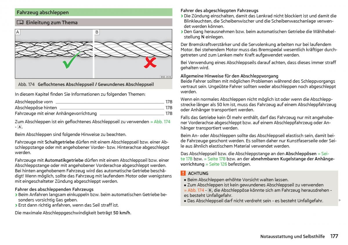 Skoda Rapid Handbuch / page 179