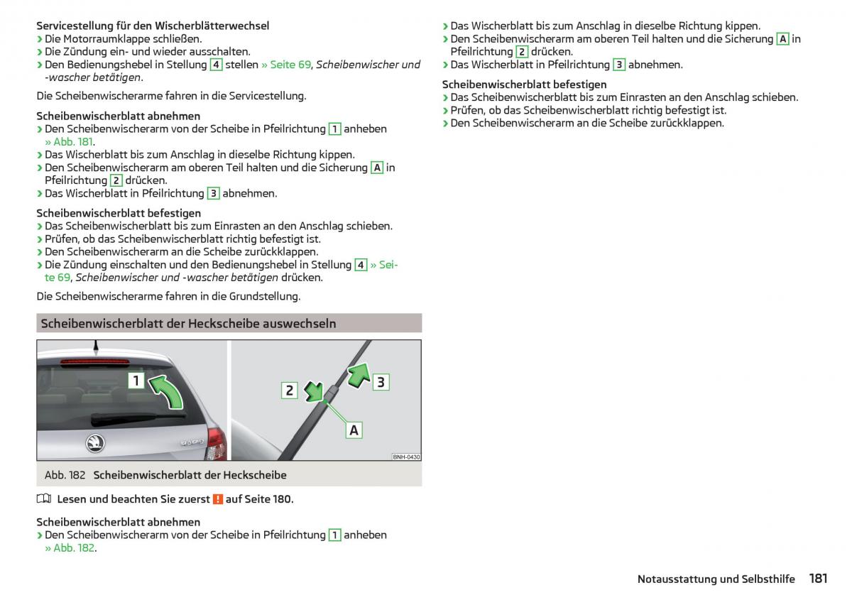 Skoda Rapid Handbuch / page 183