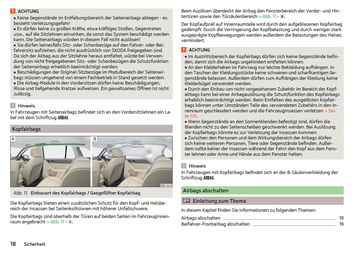 Skoda Rapid Handbuch / page 20