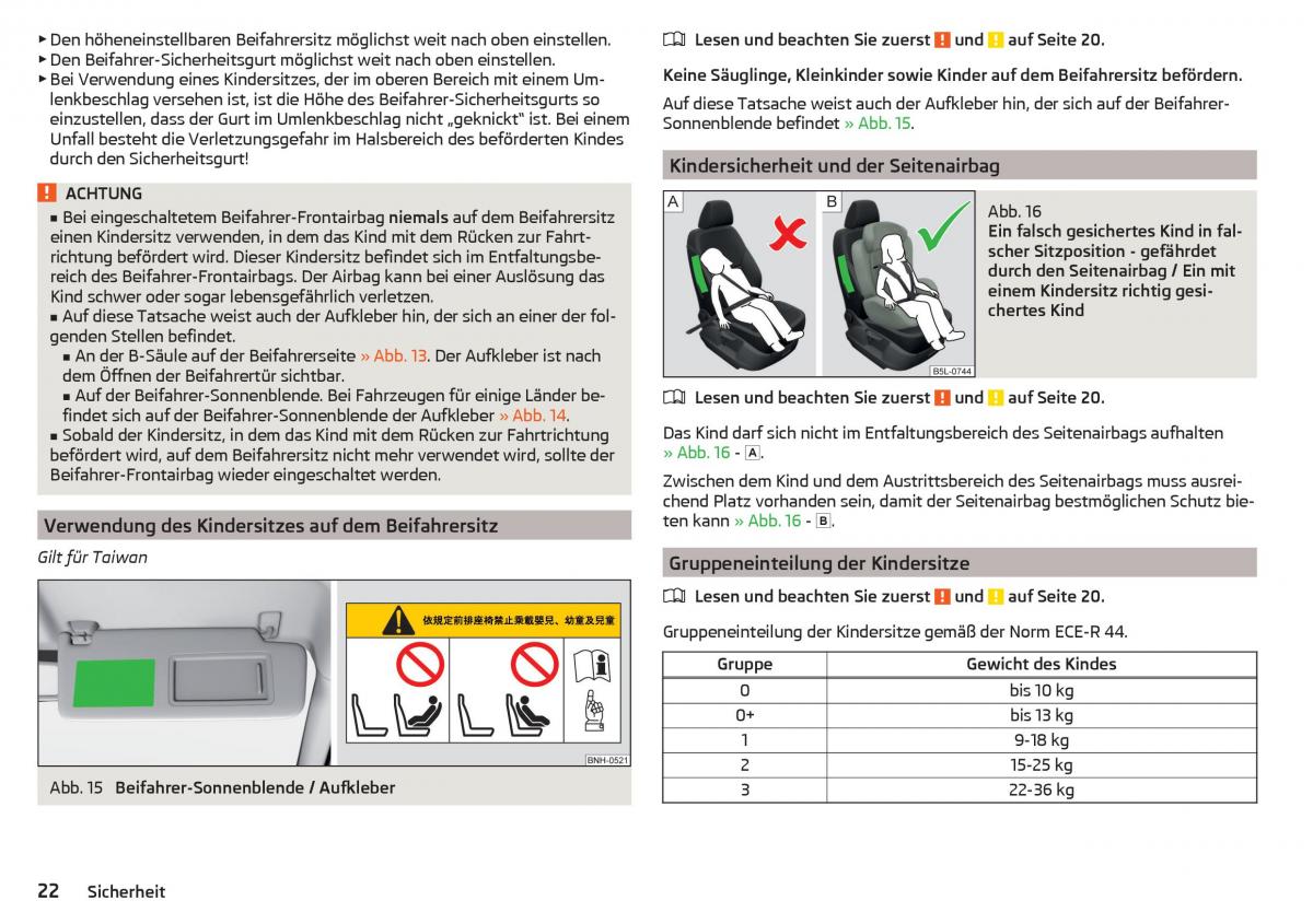 Skoda Rapid Handbuch / page 24