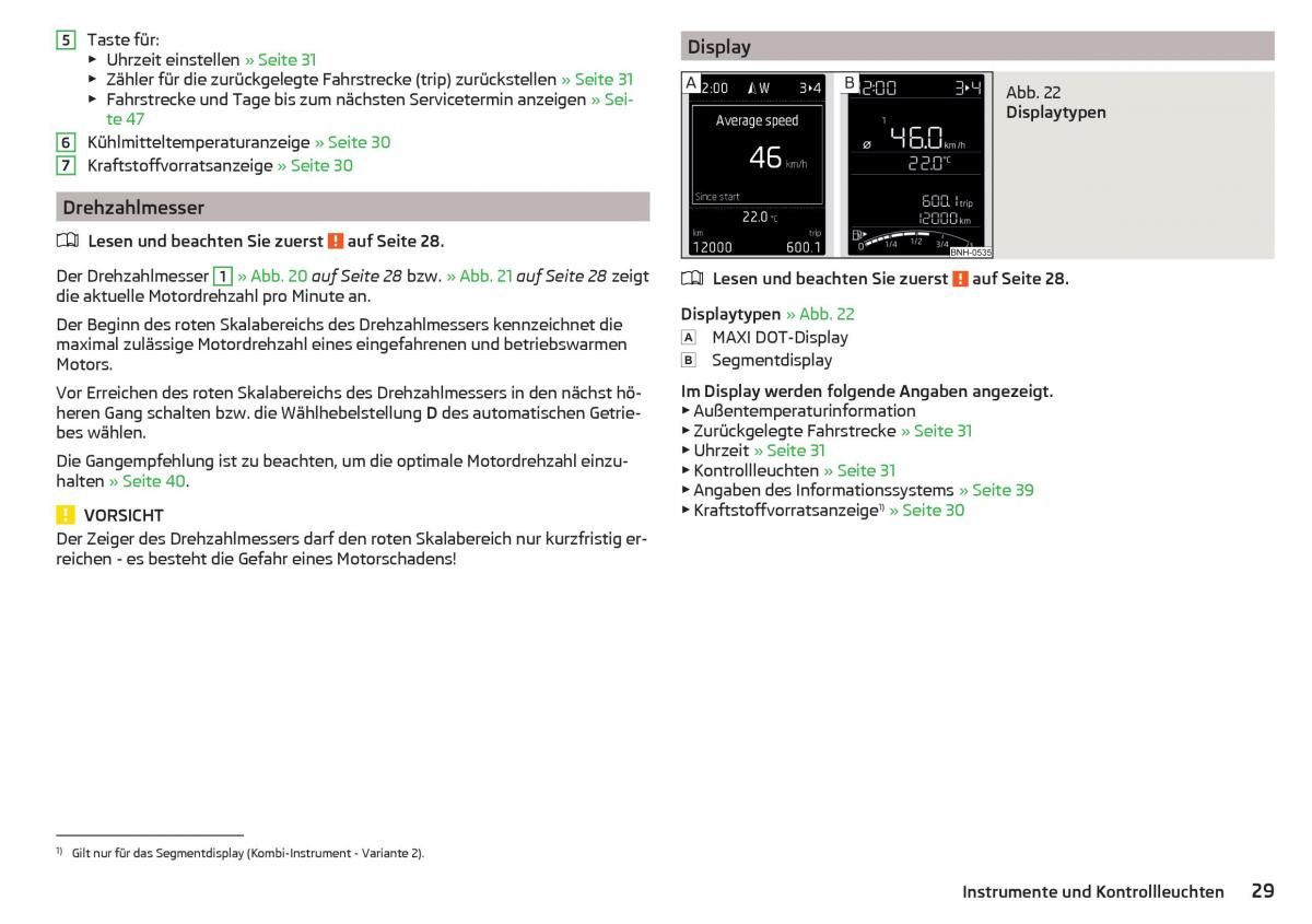 Skoda Rapid Handbuch / page 31