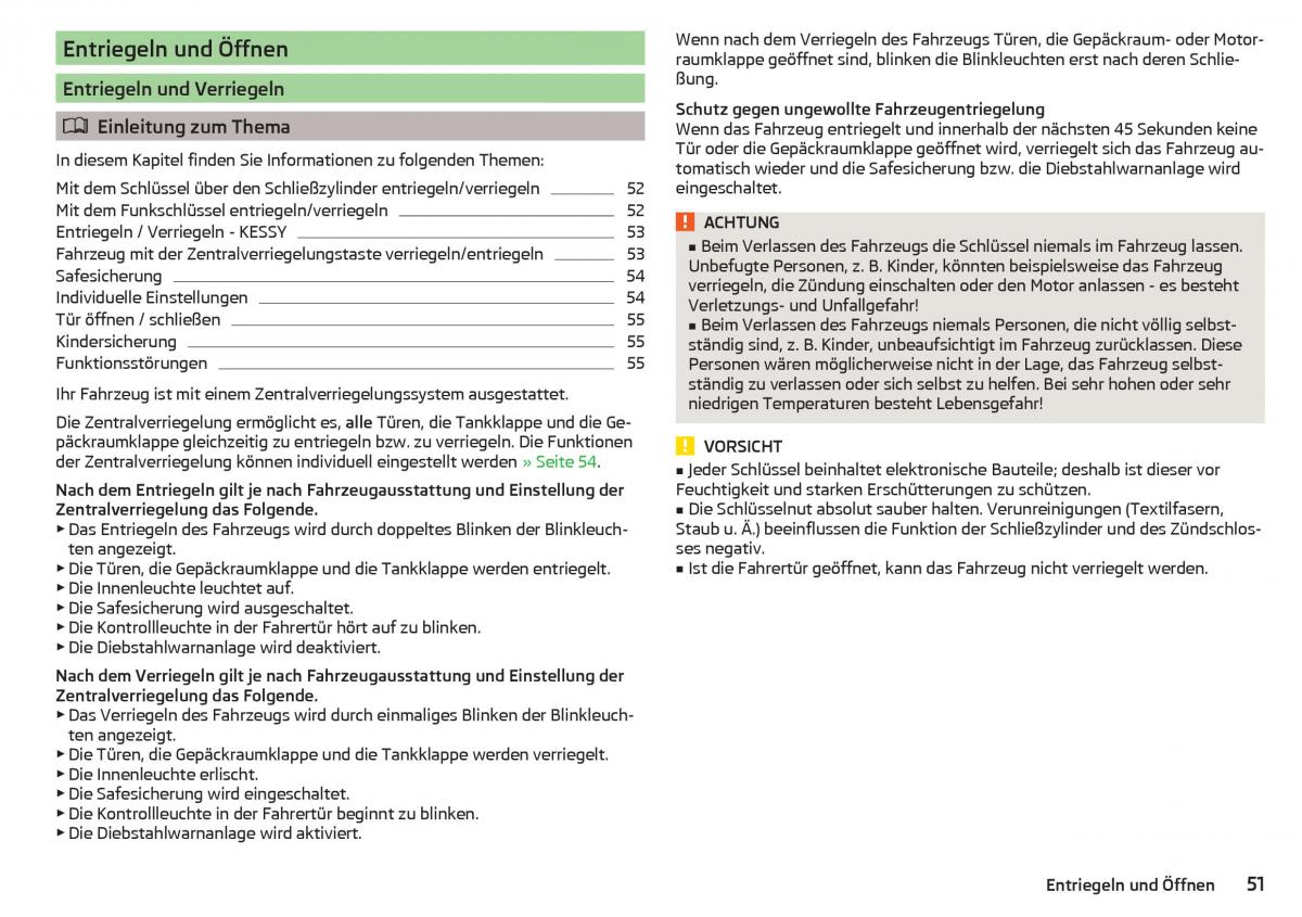 Skoda Rapid Handbuch / page 53