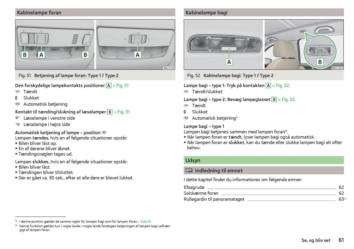 Skoda Rapid Bilens instruktionsbog / page 63