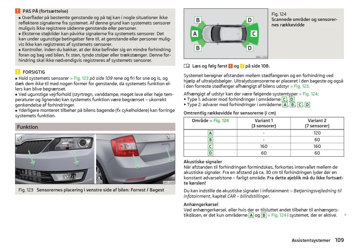 Skoda Rapid Bilens instruktionsbog / page 111