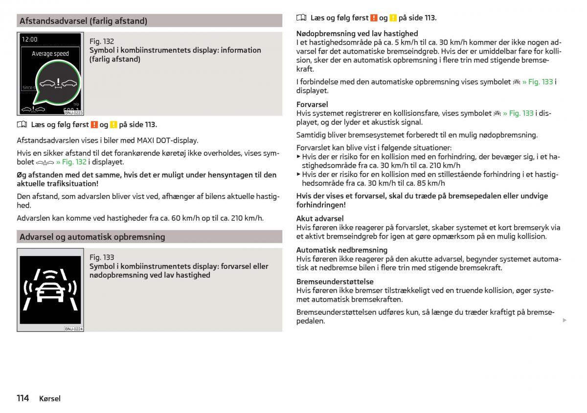 Skoda Rapid Bilens instruktionsbog / page 116