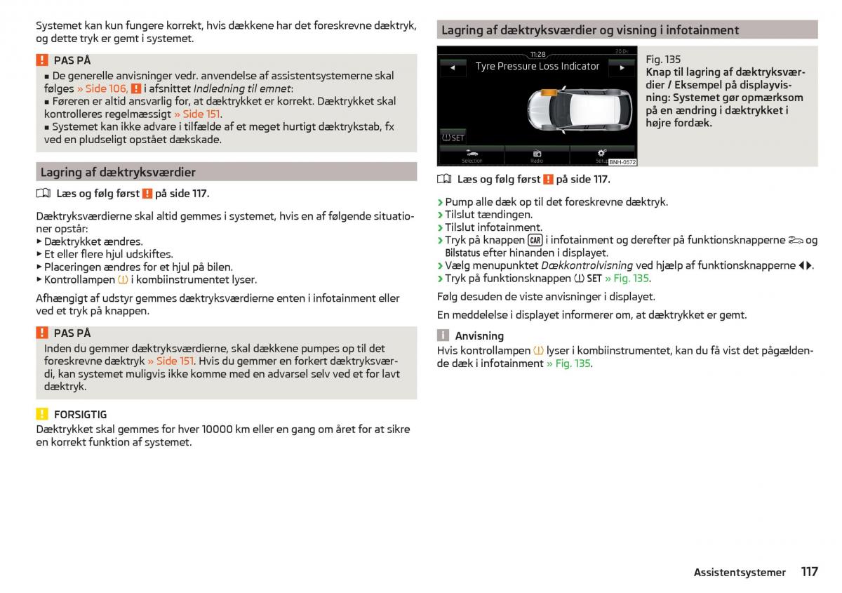 Skoda Rapid Bilens instruktionsbog / page 119