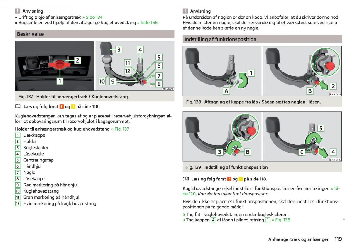 Skoda Rapid Bilens instruktionsbog / page 121