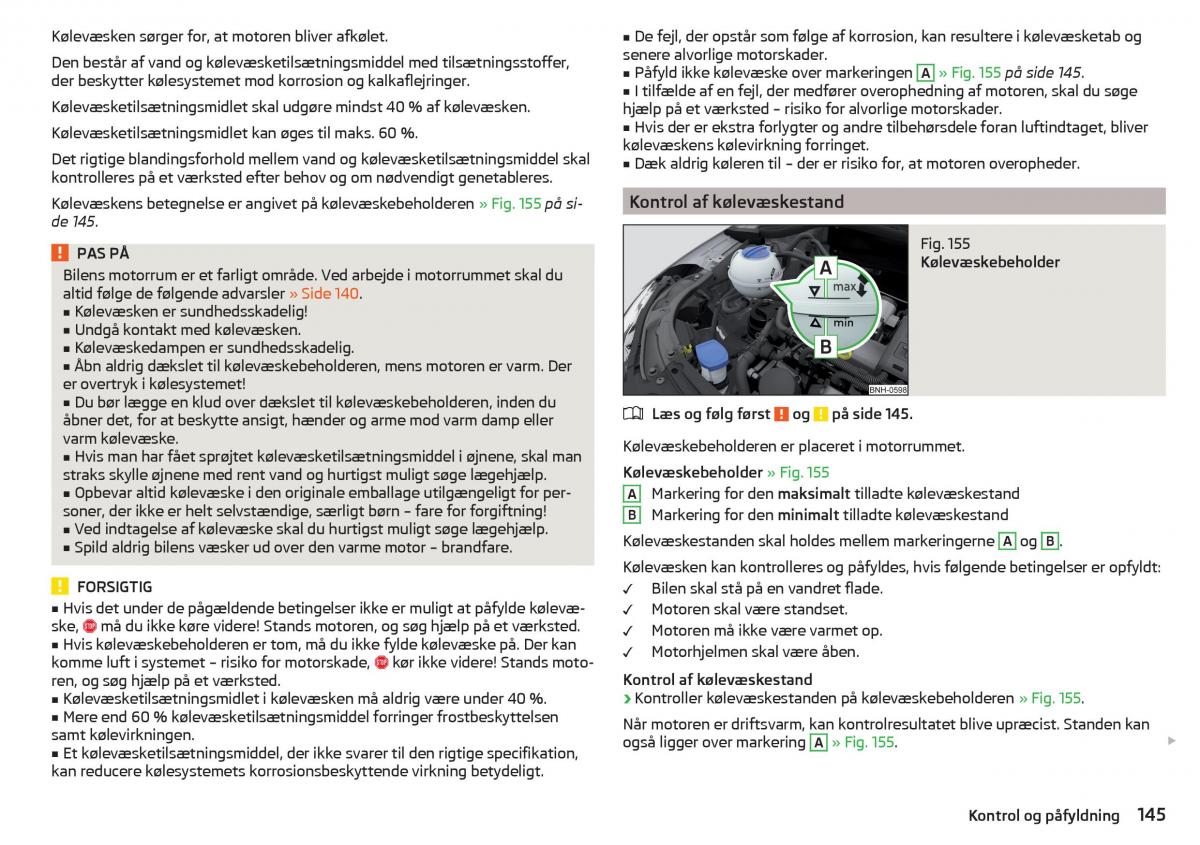 Skoda Rapid Bilens instruktionsbog / page 147