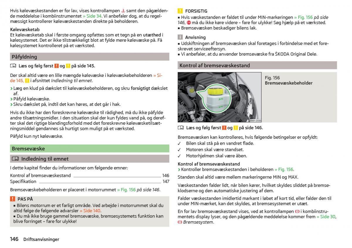 Skoda Rapid Bilens instruktionsbog / page 148