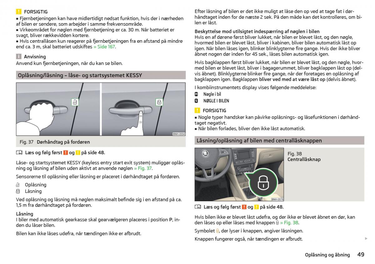 Skoda Rapid Bilens instruktionsbog / page 51