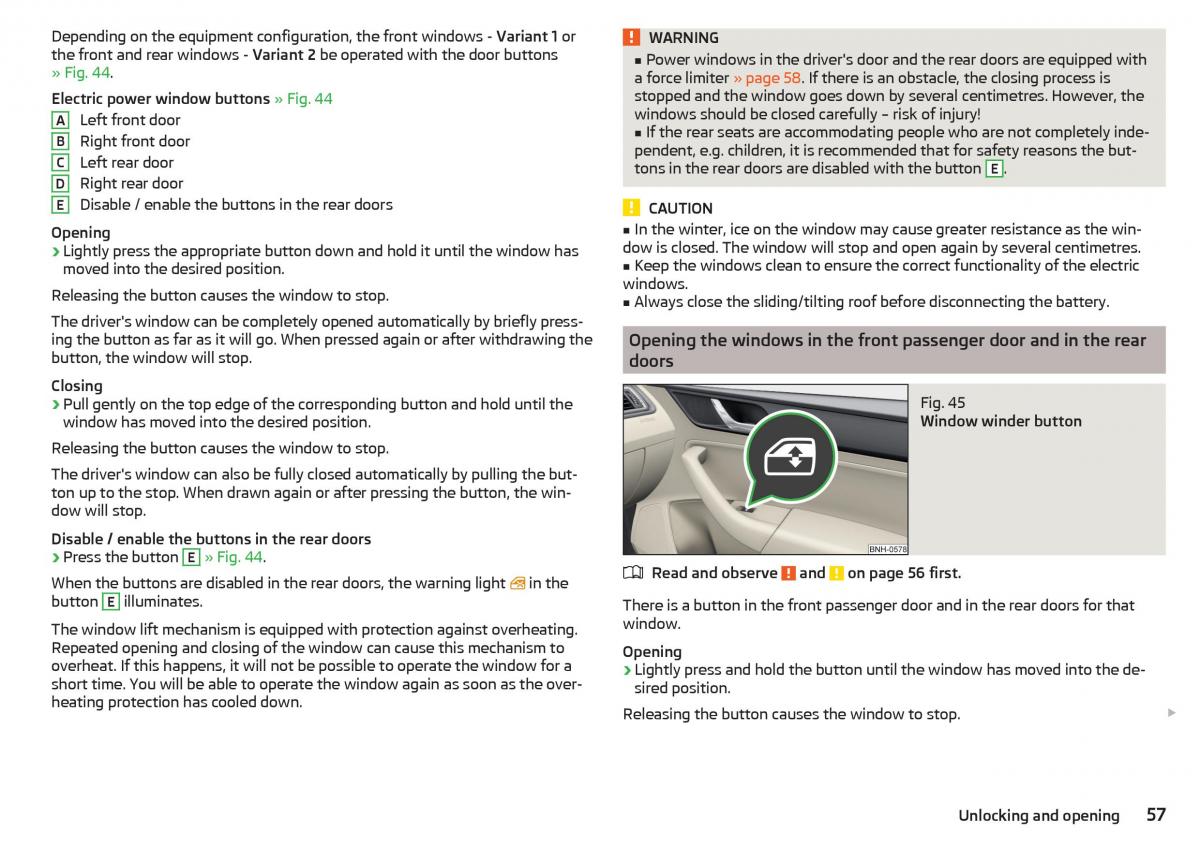 Skoda Rapid owners manual / page 59