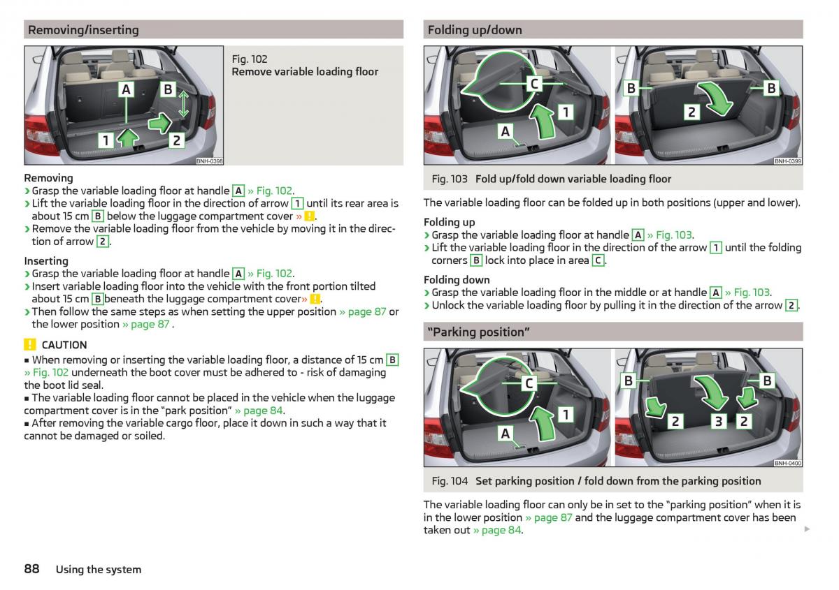 Skoda Rapid owners manual / page 90