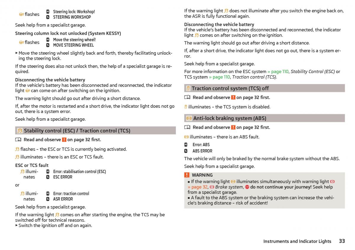 Skoda Rapid owners manual / page 35