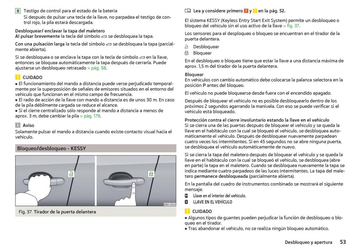 Skoda Rapid manual del propietario / page 55