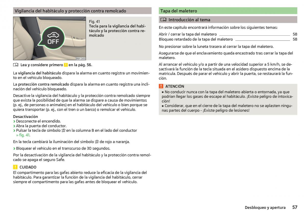 Skoda Rapid manual del propietario / page 59