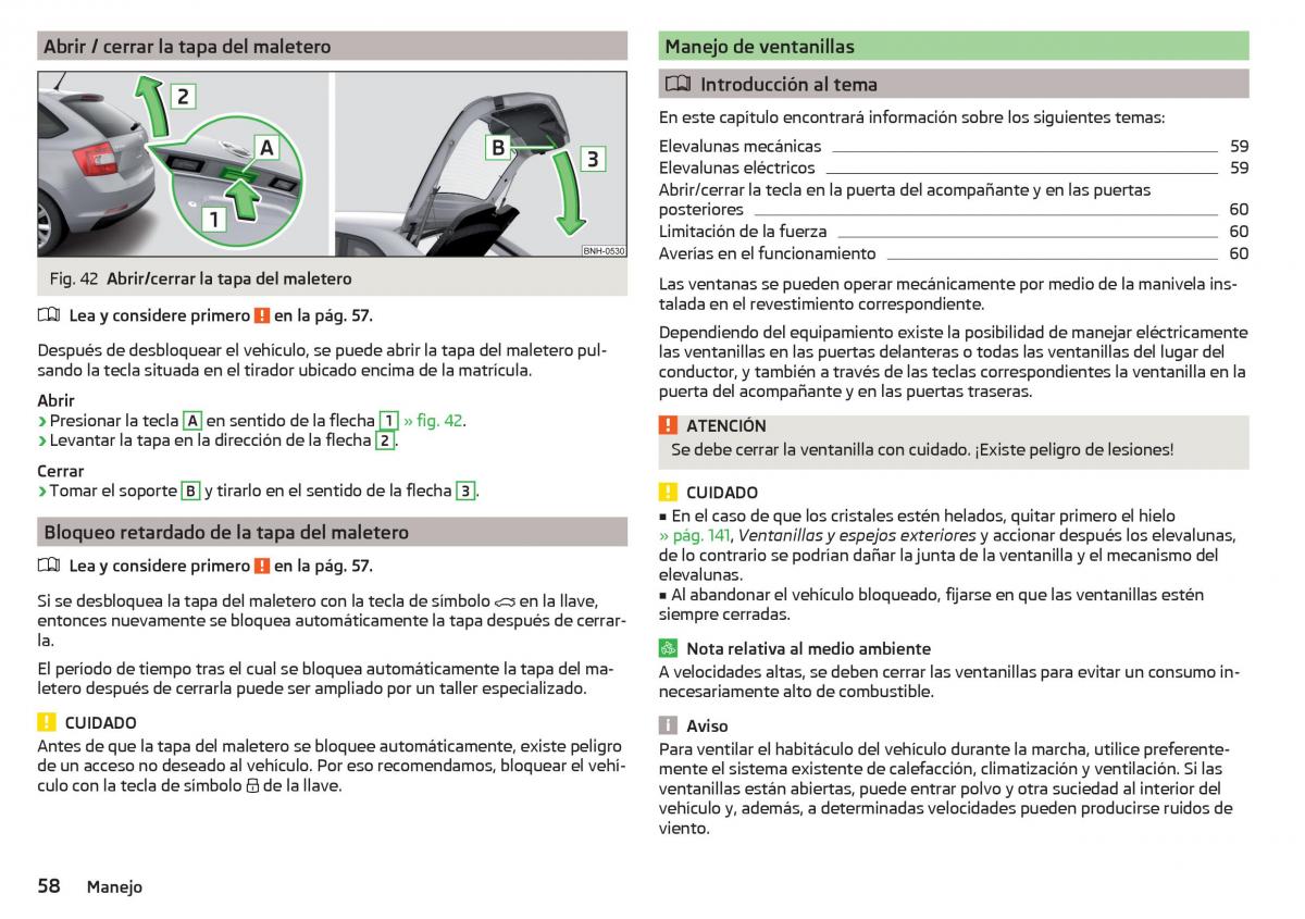 Skoda Rapid manual del propietario / page 60