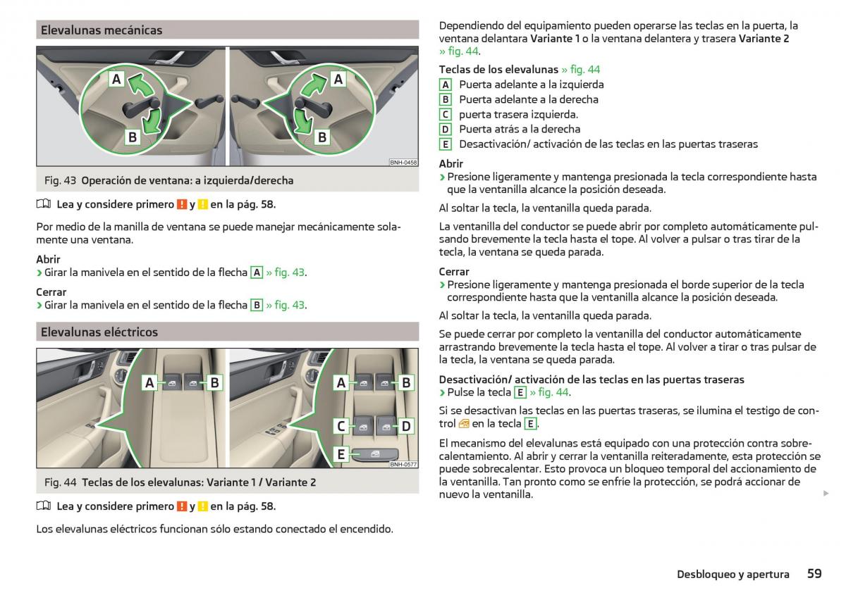 Skoda Rapid manual del propietario / page 61