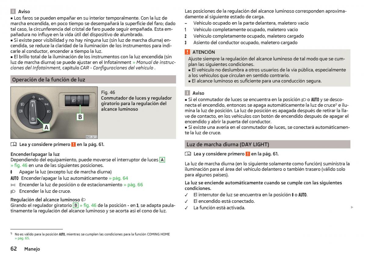 Skoda Rapid manual del propietario / page 64