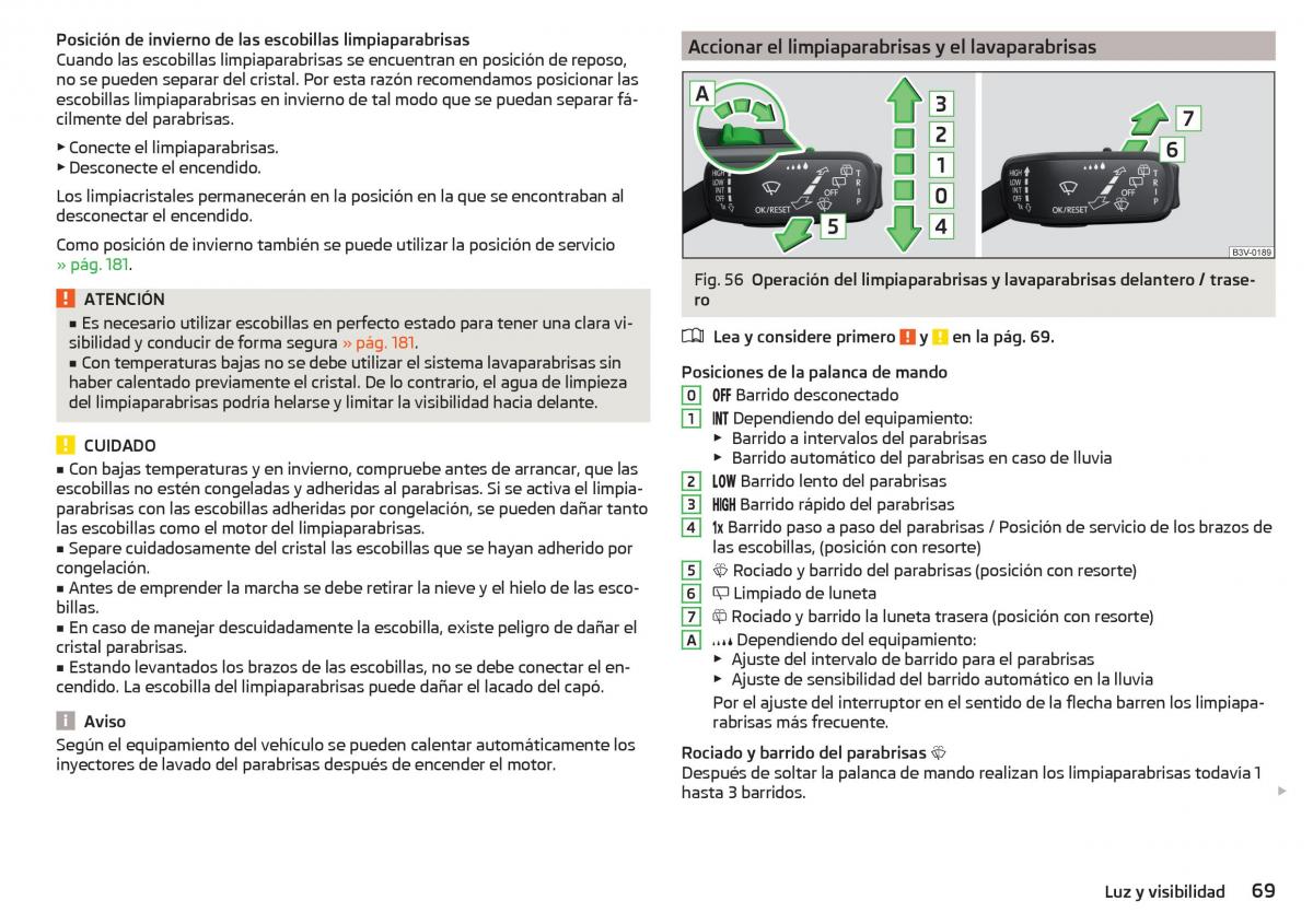 Skoda Rapid manual del propietario / page 71