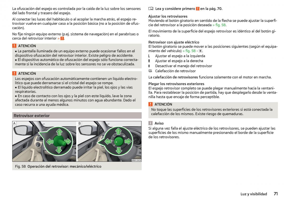 Skoda Rapid manual del propietario / page 73