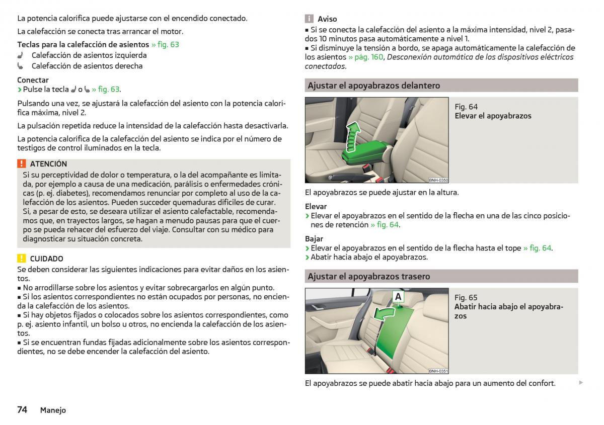 Skoda Rapid manual del propietario / page 76