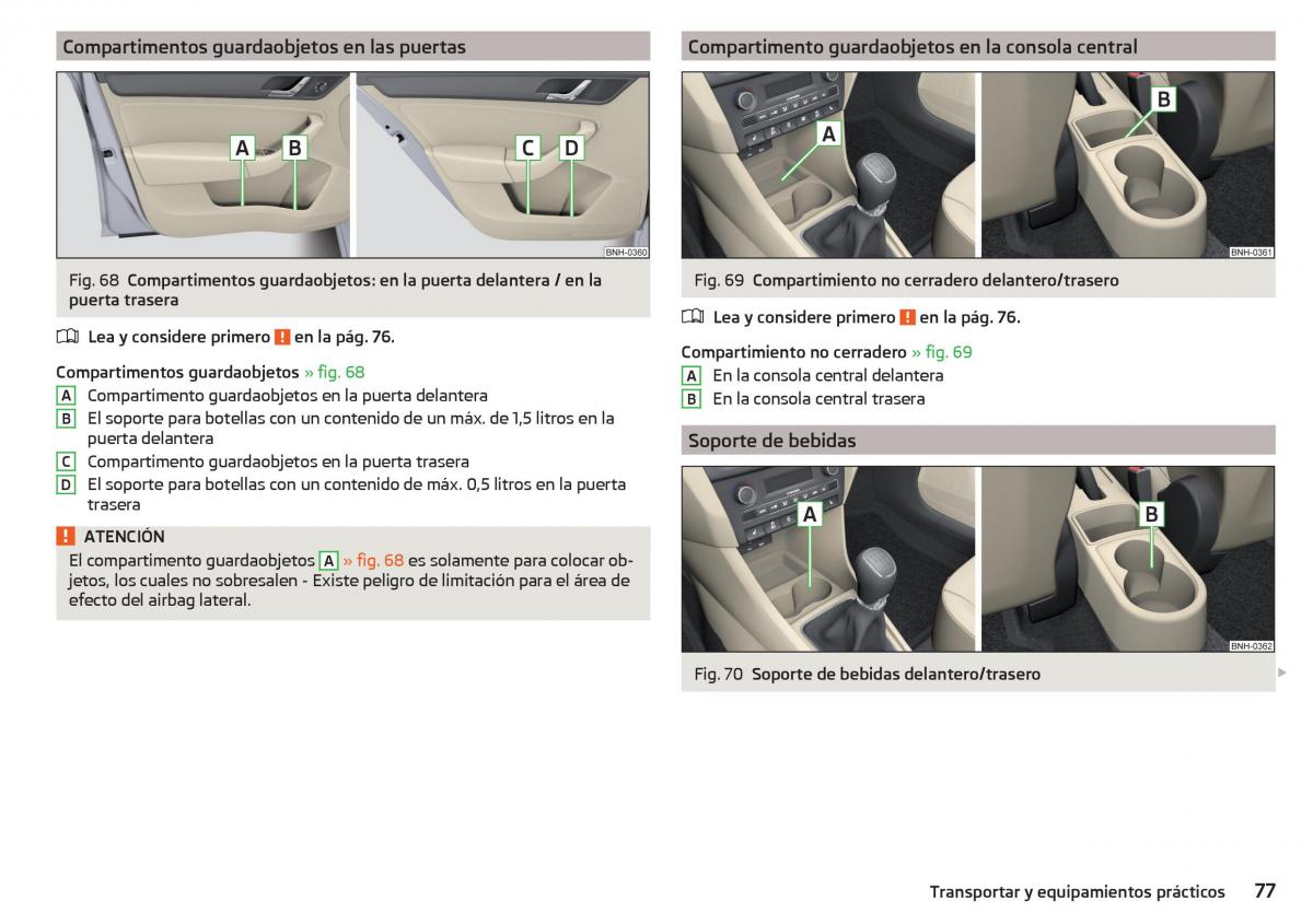 Skoda Rapid manual del propietario / page 79