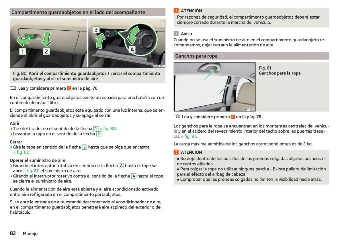 Skoda Rapid manual del propietario / page 84