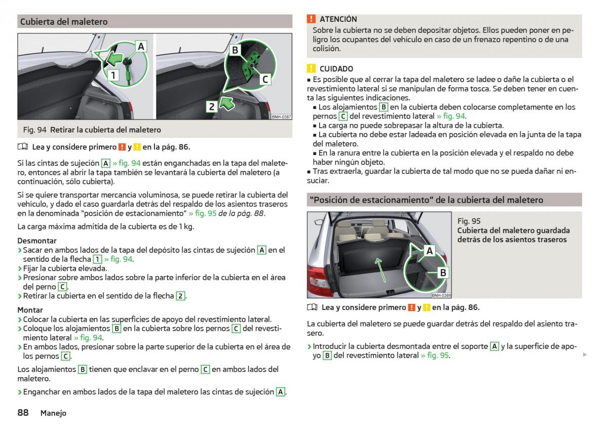 Skoda Rapid manual del propietario / page 90