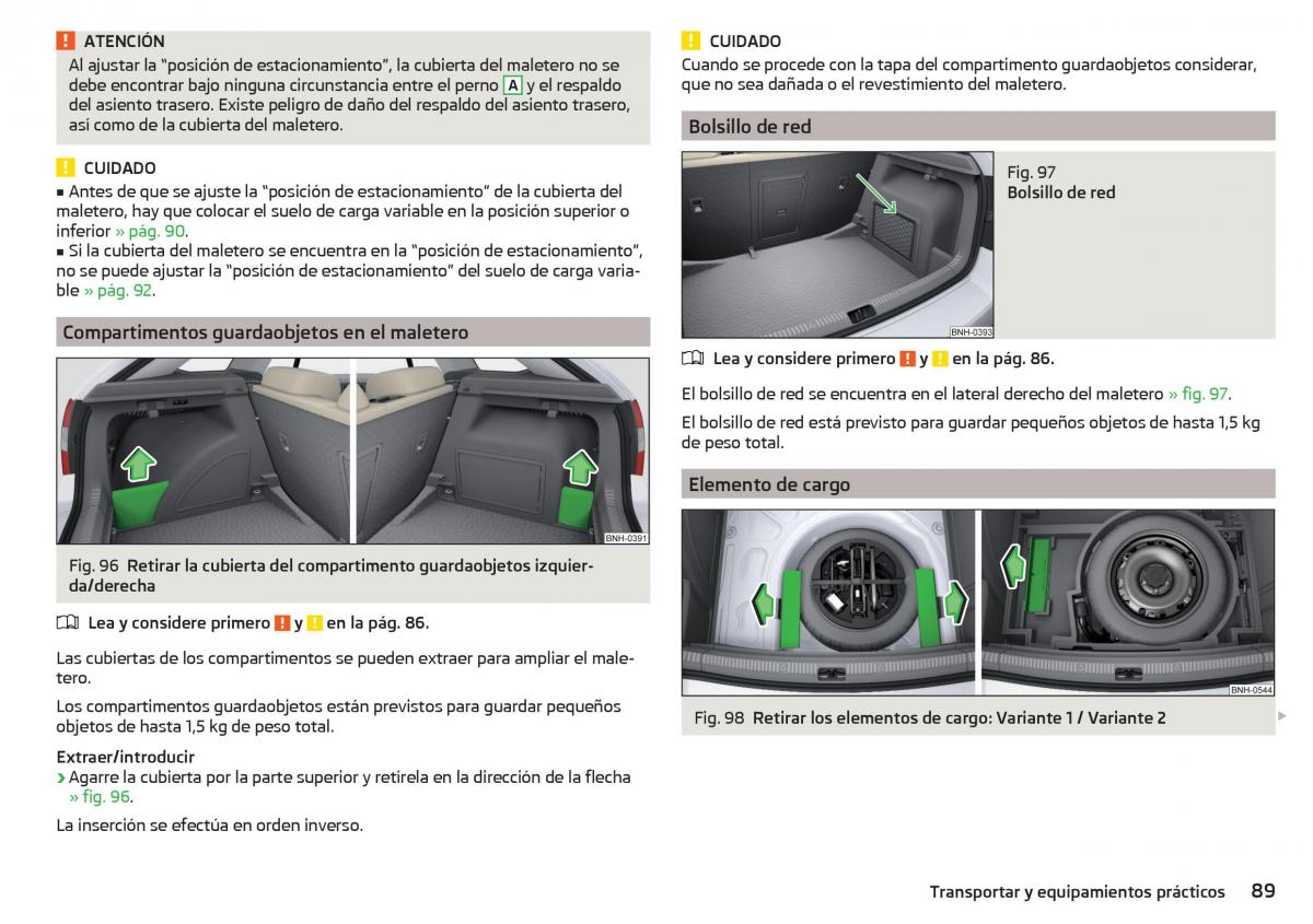 Skoda Rapid manual del propietario / page 91