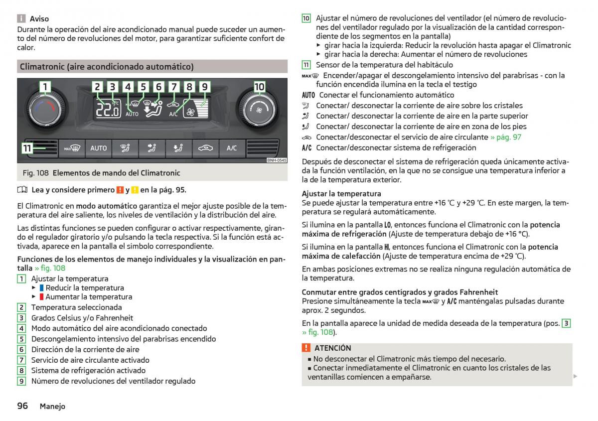 Skoda Rapid manual del propietario / page 98