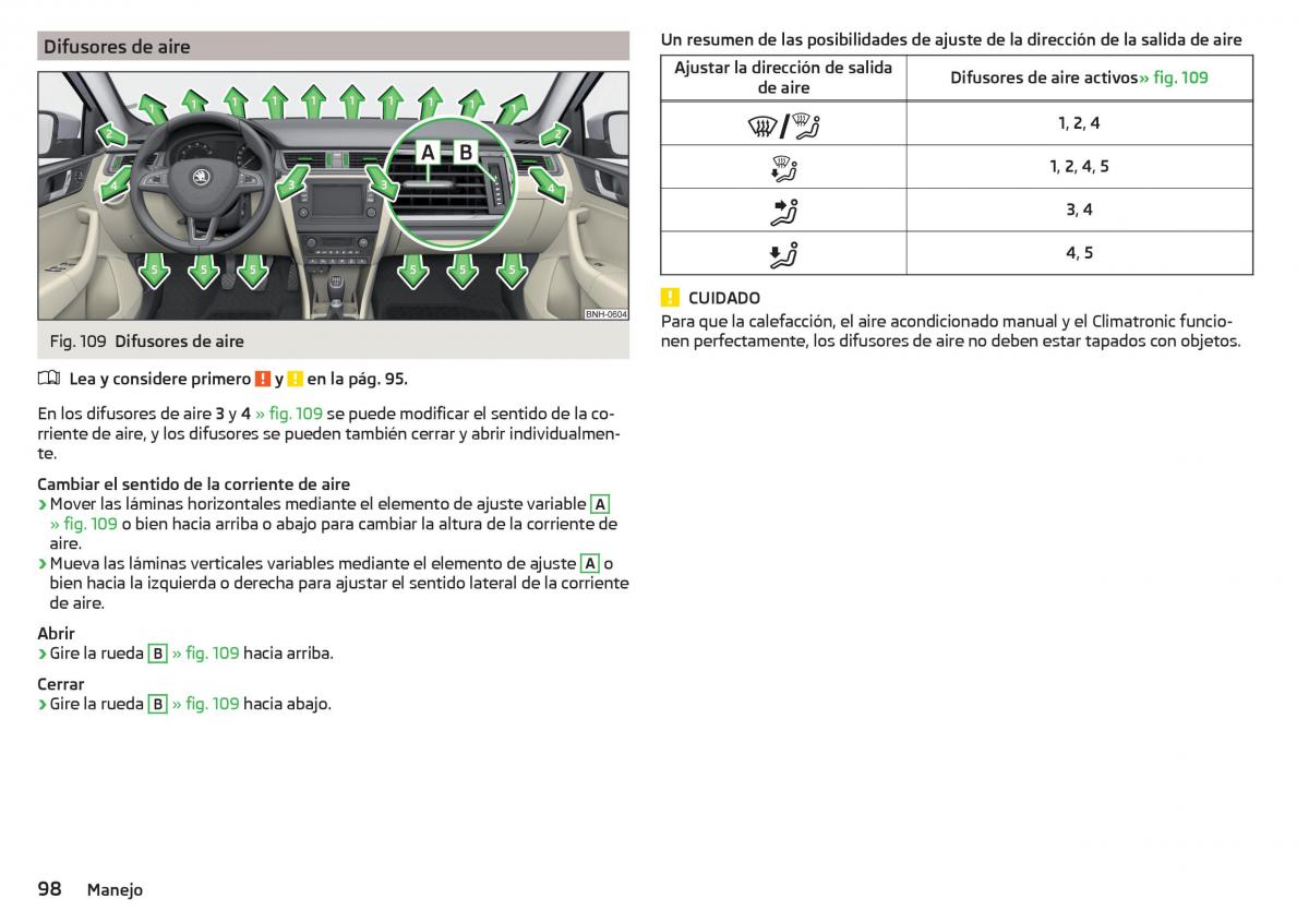 Skoda Rapid manual del propietario / page 100