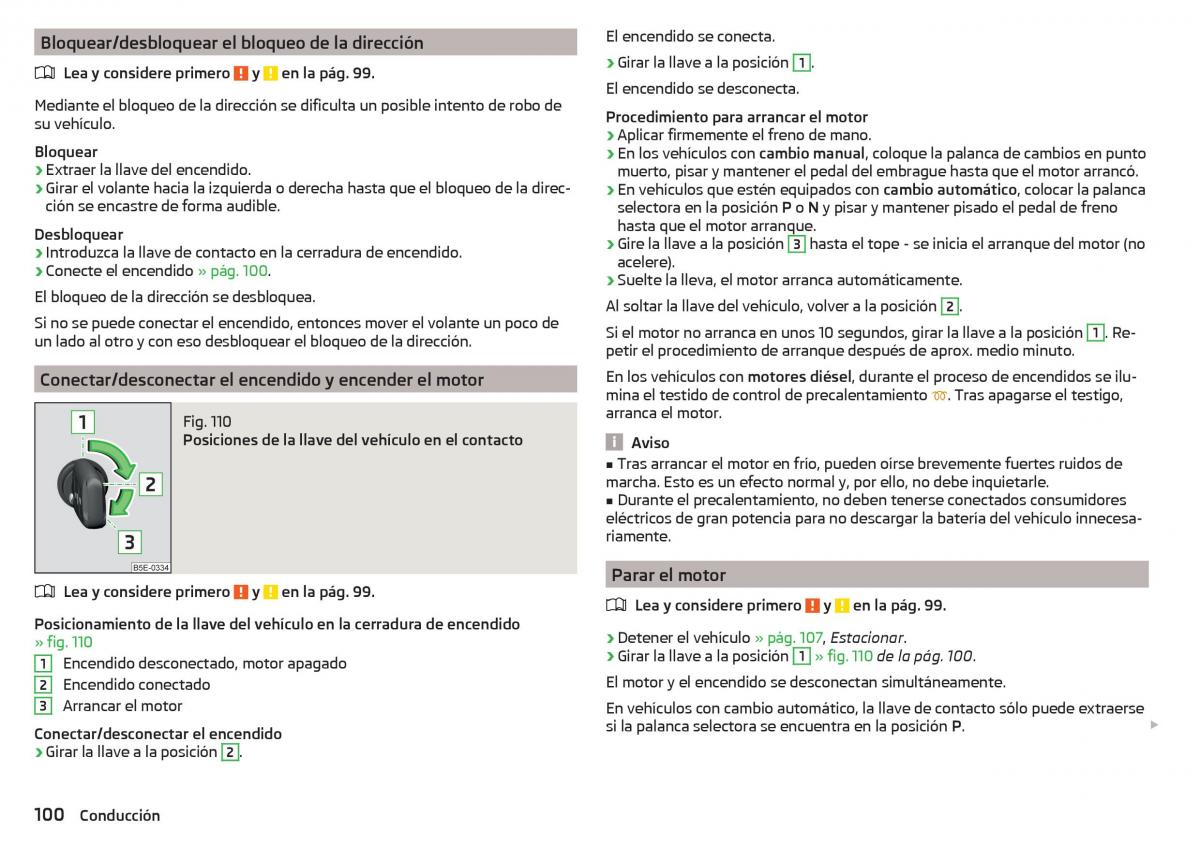 Skoda Rapid manual del propietario / page 102