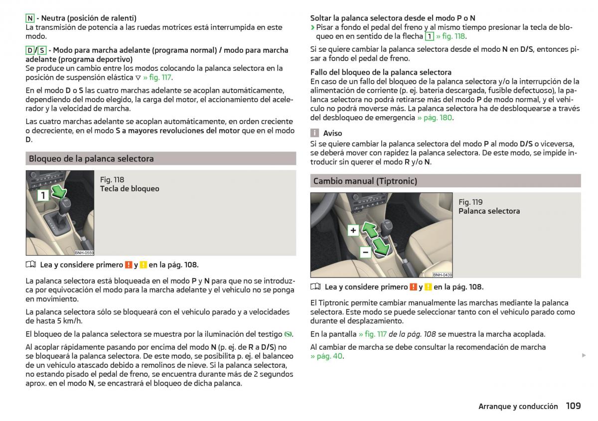 Skoda Rapid manual del propietario / page 111