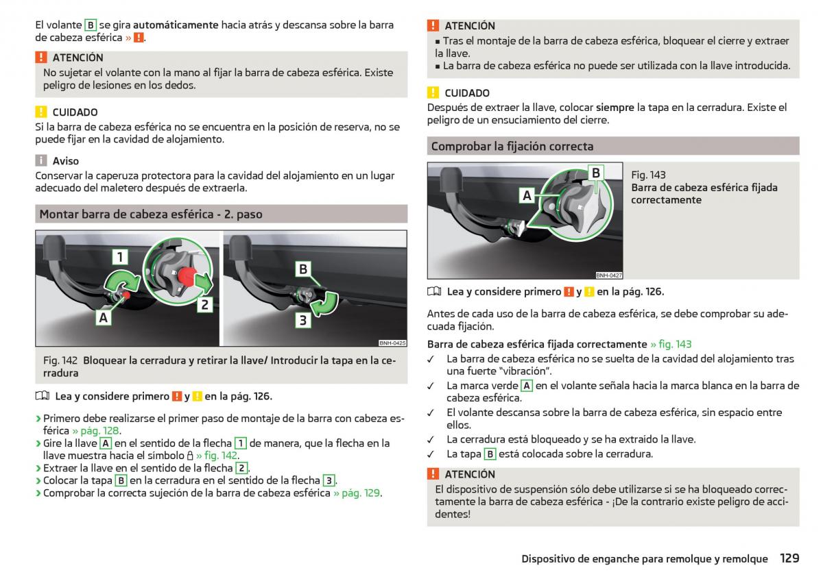 Skoda Rapid manual del propietario / page 131