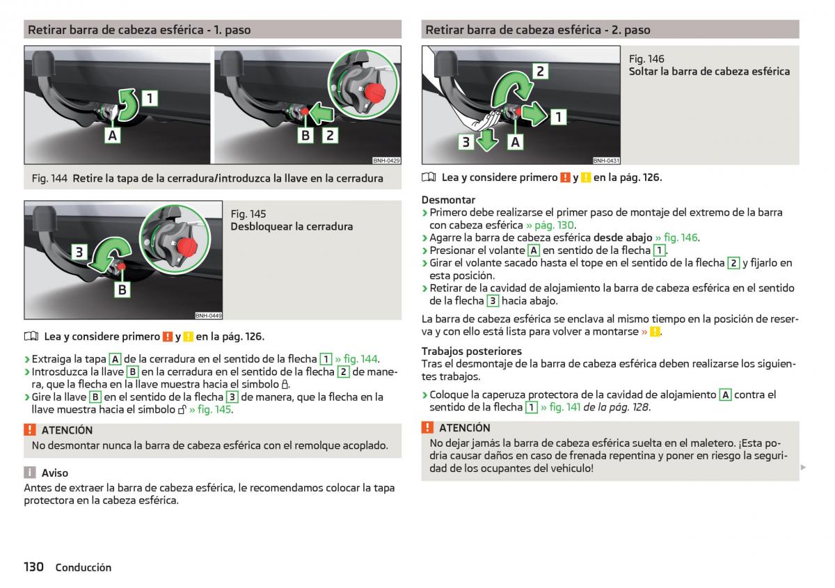 Skoda Rapid manual del propietario / page 132