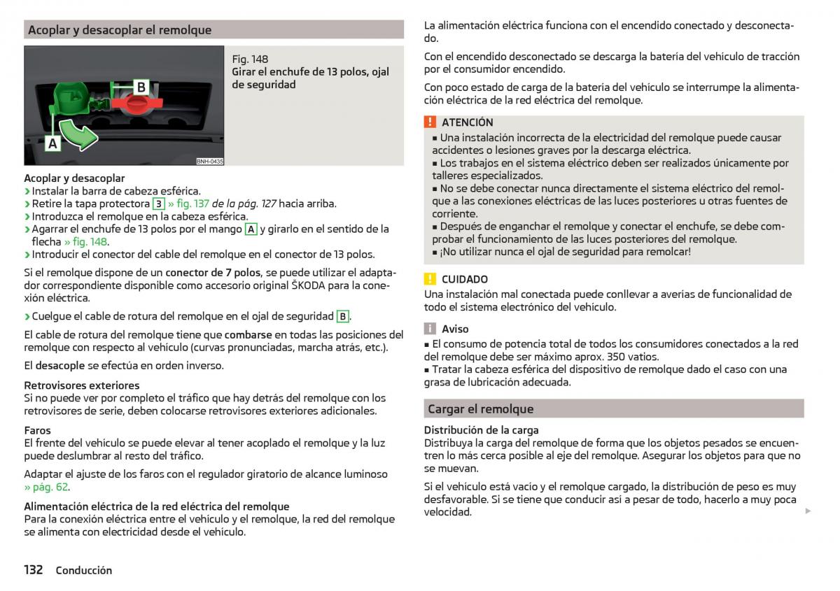 Skoda Rapid manual del propietario / page 134