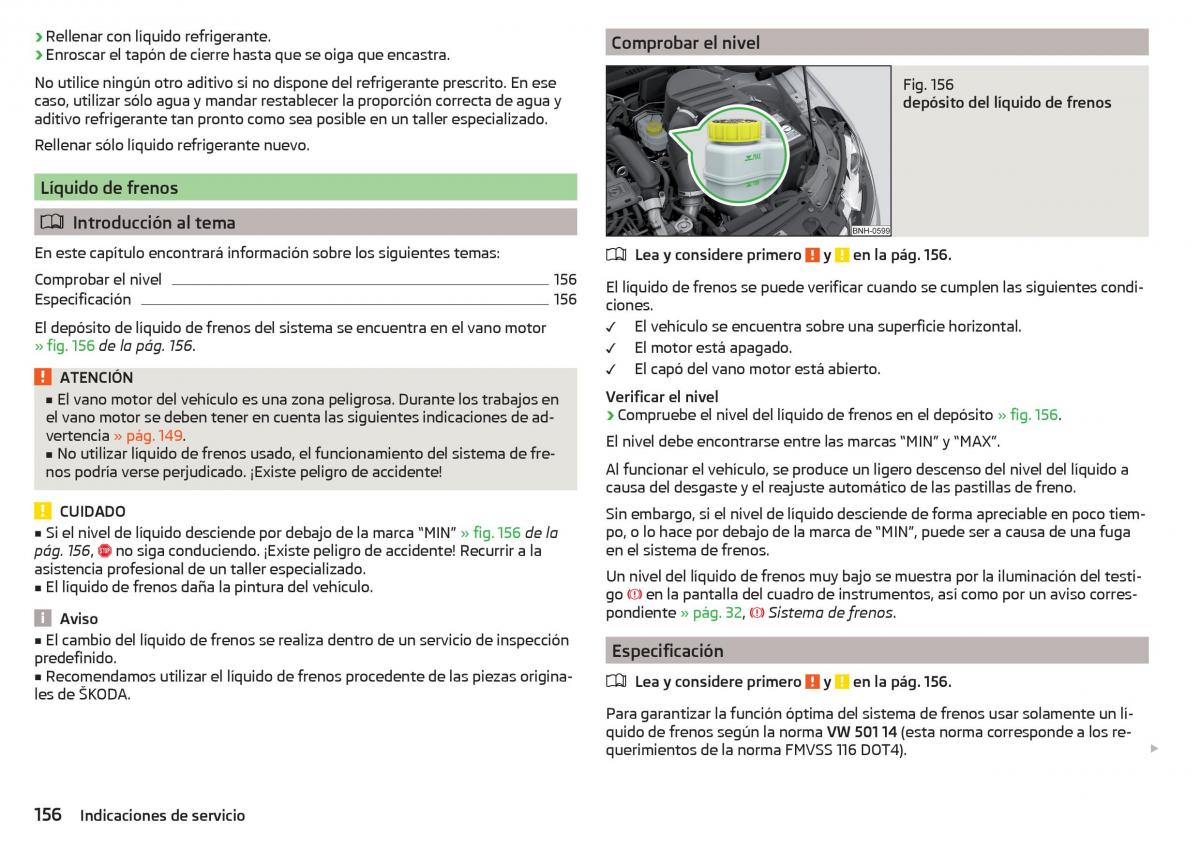 Skoda Rapid manual del propietario / page 158