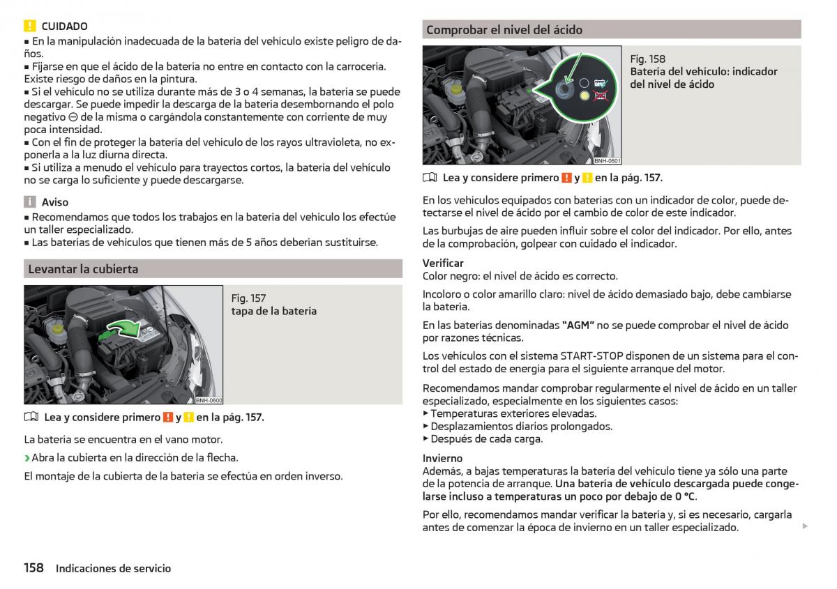 Skoda Rapid manual del propietario / page 160