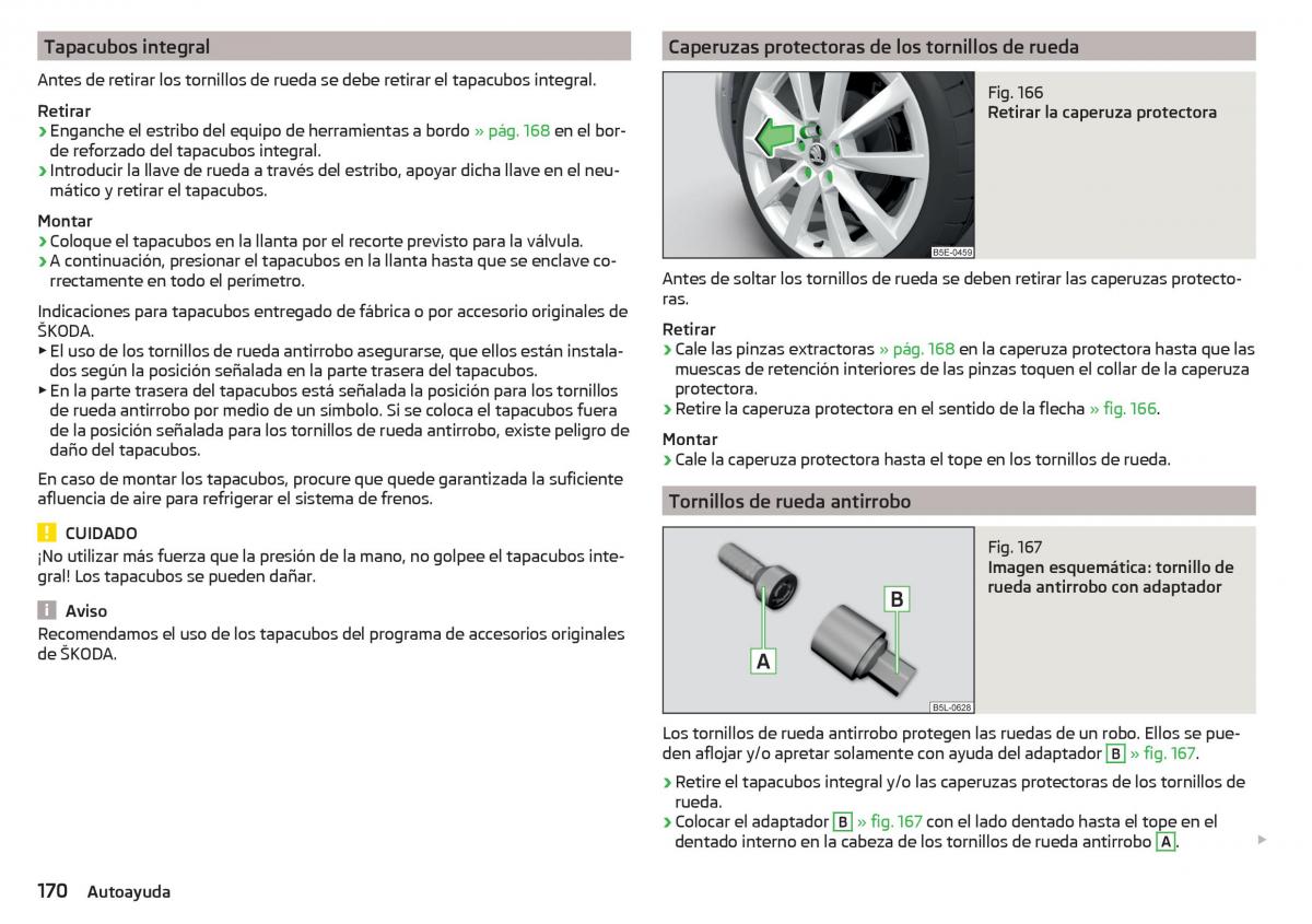 Skoda Rapid manual del propietario / page 172